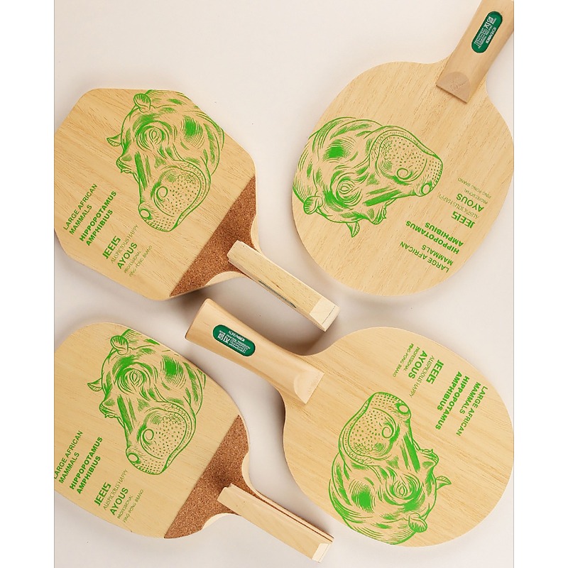 JEELS Green Hippo 1 Ply Ayous  - Table Tennis Paddles 评论和价格