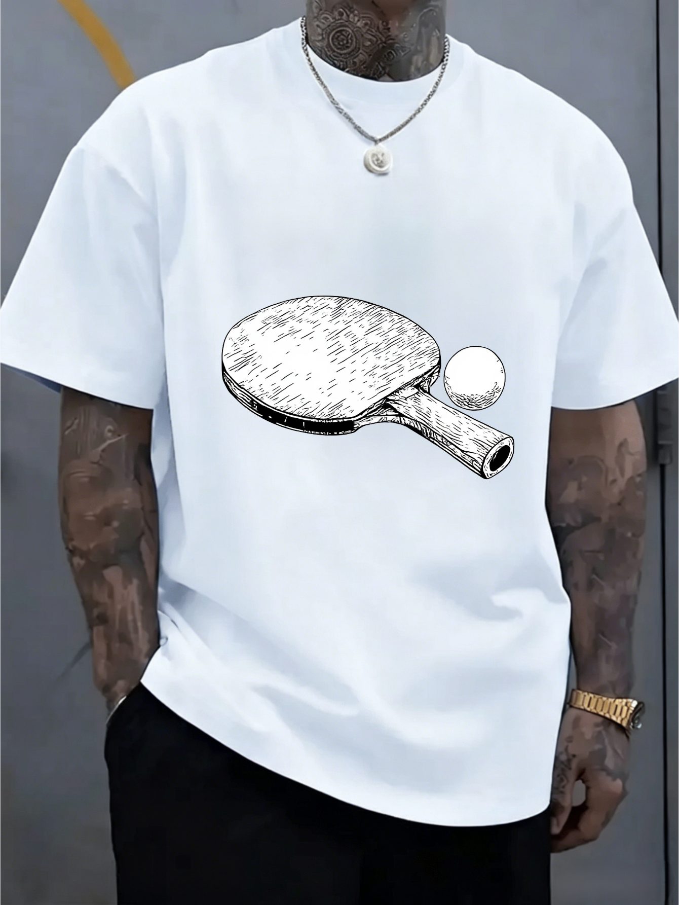 Men Sketch Table Tennis Racket - Table Tennis Outfit Male 评论和价格