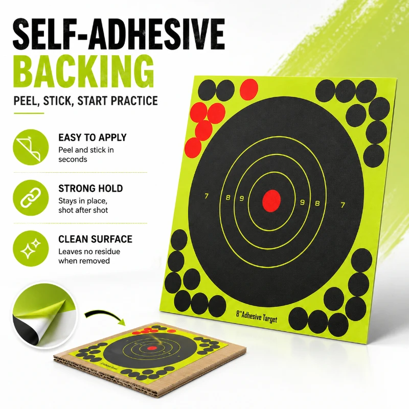 Easy‑to‑Peel Self‑Stick Practi - Practice Target Board 评论和价格