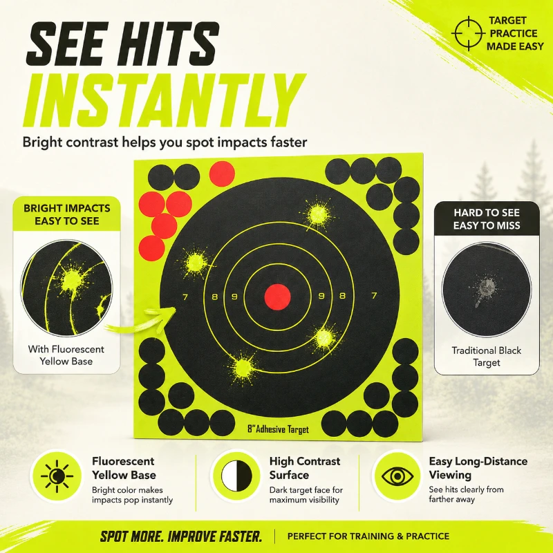 Easy‑to‑Peel Self‑Stick Practi - Practice Target Board 评论和价格
