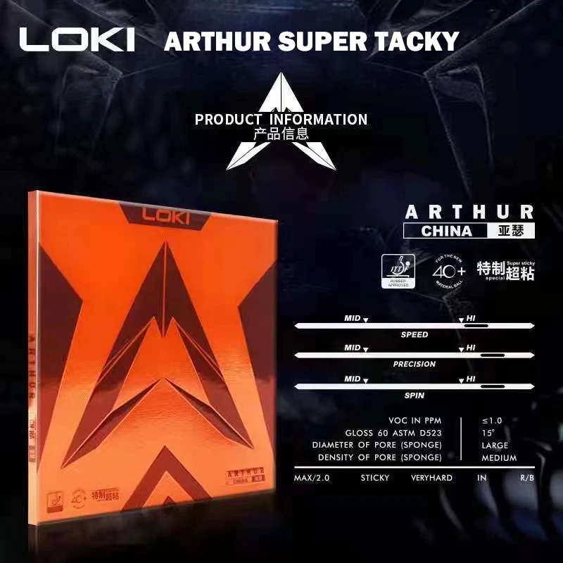 Original LOKI ARTHUR Europe/As - Table Tennis Padel 评论和价格