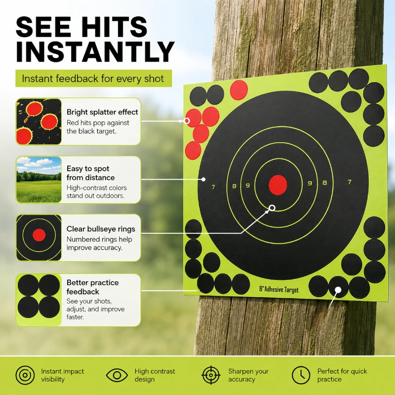 Self Stick Splatter Target She - Practice Target Board 评论和价格